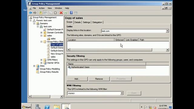 Manging Group Policy in windows 2008 R2 смотреть онлайн