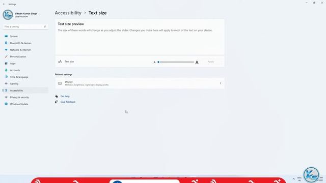 ✅ How To Easily Change Font Size or Text Size in Windows 11 | System Font Size Changer in Windows 1 смотреть онлайн