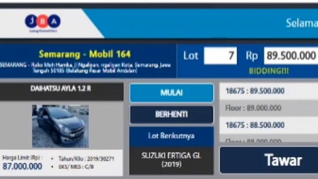 harga mobil bekas lelang september 2020 смотреть онлайн