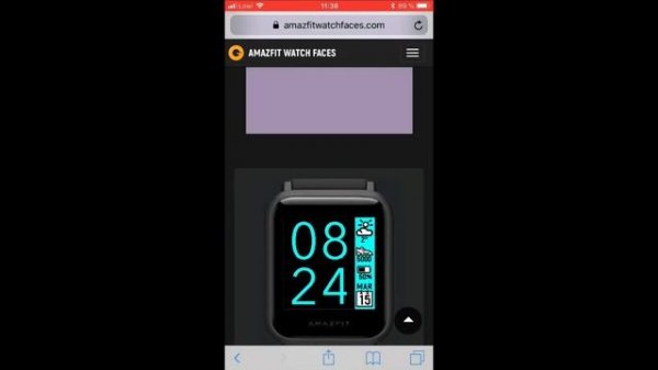 Esferas en Amazfit Bip usando SOLAMENTE iOS