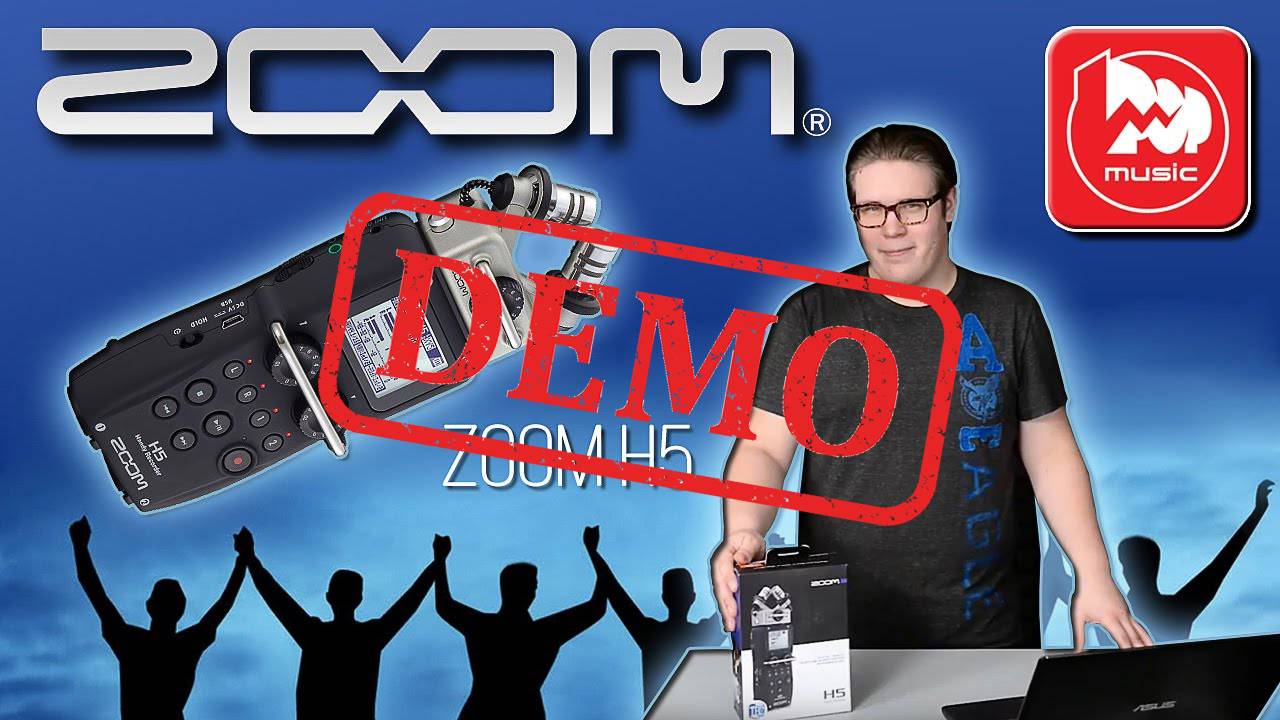 Портастудия ZOOM H5 - демонстрация звучания