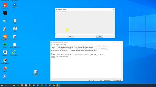 How to get user input (InputBox) in AutoHotkey - AutoHotkey Tutorial #7 смотреть онлайн