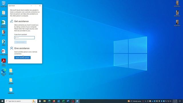 How to user Windows 10 Quck Assist temporary remote access tool смотреть онлайн