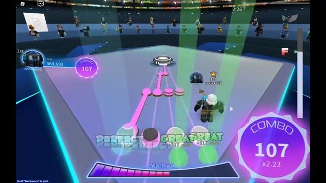(Acc gear) Roblox RoBeats - Bad Apple (Normal) [19] B / 82.96% / 59 misses / 399x смотреть онлайн