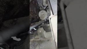 Mitsubishi Delica, демонтаж АКПП и РКПП.