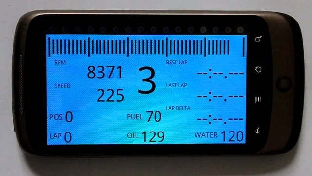 iRaceDash Android Virtual Dashboard смотреть онлайн