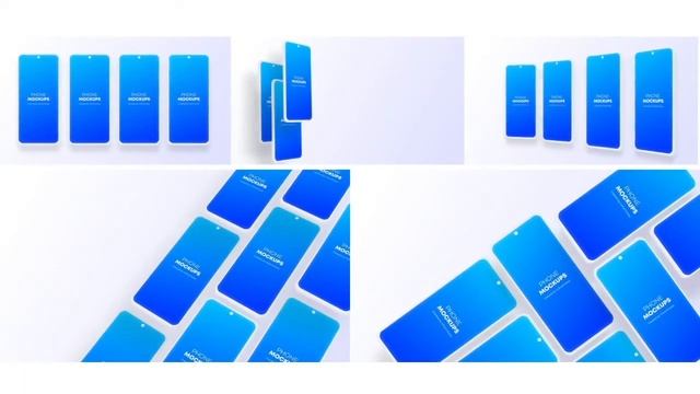 FREE MOGRT - 130+ Phone Mockup Graphic Pack смотреть онлайн