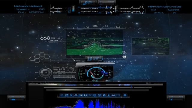 Space Jockey - DreamScene - Rainmeter HD смотреть онлайн
