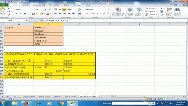 Excel Tricks : How to Prevent Users From Entering Incorrect Product Codes in Microsoft Excel смотреть онлайн