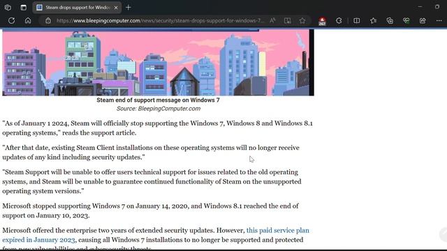 Steam drops support for Windows 7 and 8 1 to boost security смотреть онлайн