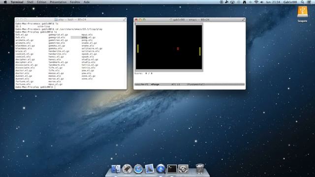 Play hidden games in OS X terminal смотреть онлайн