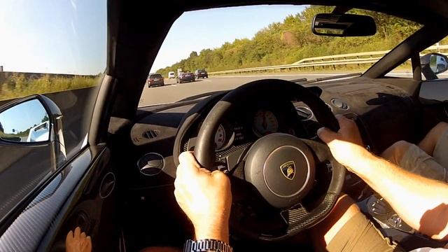 Action on Autobahn - Lamborghini Gallardo LP570 Performante смотреть онлайн