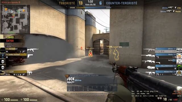 CS GO AK MID DUST 2 смотреть онлайн
