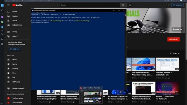 How to Completely Uninstall and Reinstall Microsoft Store App on Windows 11 смотреть онлайн