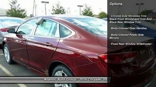 2016 Chrysler 200 Limited Egg Harbor Township NJ 08234 смотреть онлайн