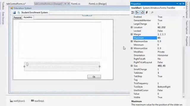 Session No 41 How to use the trackbar in C# in Urdu смотреть онлайн