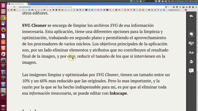 Limpiar archivos SVG con SVG Cleaner en Ubuntu смотреть онлайн