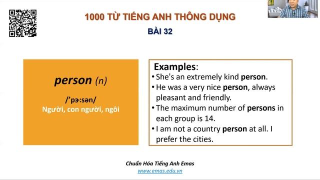 Bài 32 làm chủ 1000 từ vựng tiếng Anh thông dụng смотреть онлайн