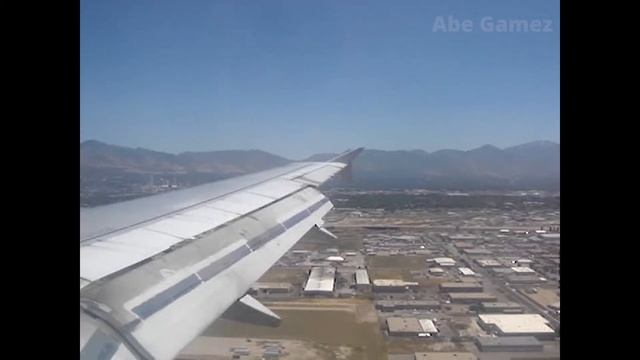 US Airways landing Salt Lake City. 2006. Full flight attendant PA. смотреть онлайн