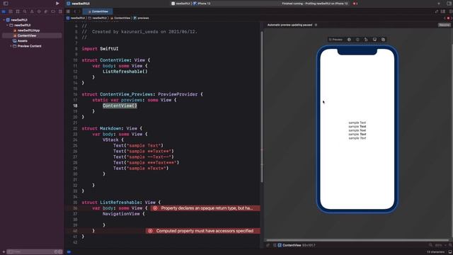 [#SwiftUI] What's new SwiftUI3.0 смотреть онлайн