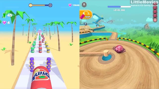Going Balls | Juice Run - All Level Gameplay Android,iOS - NEW APK GAMES UPDATE смотреть онлайн