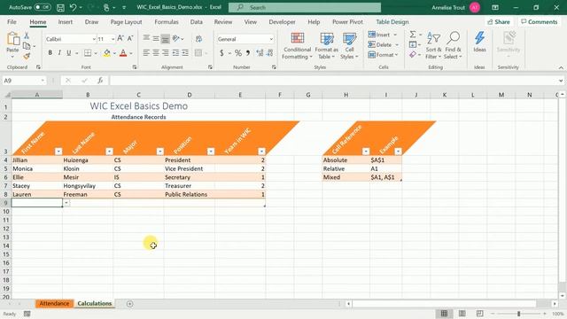 Excel Basics Demo смотреть онлайн