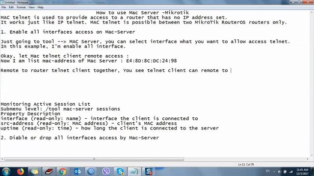How to use MAC Server Mikrotik смотреть онлайн