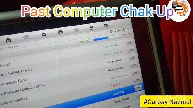 B1973 #Compressor-Sensor Internal Fault.#airconditioner #maserati #computer #diagnosed #CarbayNazmu