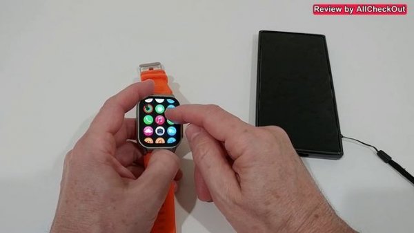 G41 Smart Watch (Apple Watch Ultra 2 Orange Band Style) Review