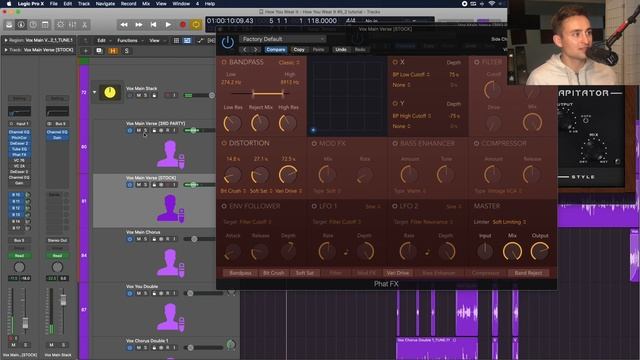 Analog Saturation on Vocals in Logic Pro X | Copying Soundtoys Decapitator with Stock Plugins смотреть онлайн