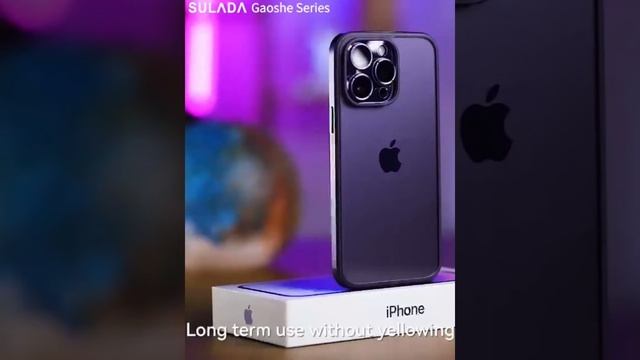 SULADA HIGH METAL FRAME LENS IPHONE 13 14 PRO MAX PLUS смотреть онлайн