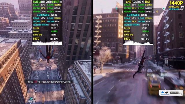 10 Games on RTX 2080 SUPER vs RX 6800 XT in 2023 - 1440p смотреть онлайн