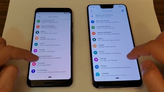 Android 10 VS Android 9 on Pixel 3 phones(Dark theme, Menus...etc.) смотреть онлайн
