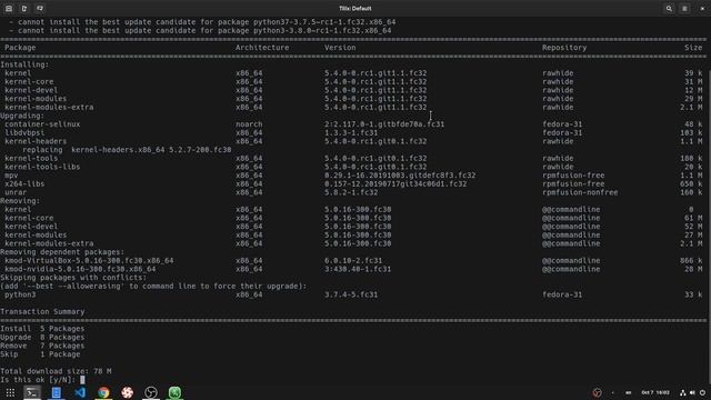 How to Get stable Fedora kernels on Rawhide -Quick DNF Tip! смотреть онлайн