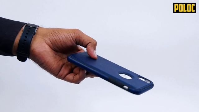 iPhone XR Blue Leather Cover Case смотреть онлайн