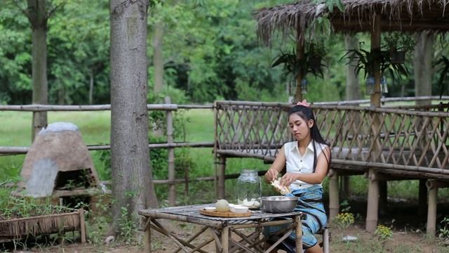 Harvest Wood apple fruit in my village смотреть онлайн