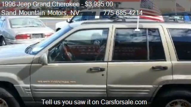 1996 Jeep Grand Cherokee Orvis 4WD - for sale in Fallon, NV смотреть онлайн