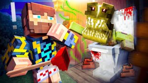 😰Майнкрафт, но Я Вызвал СТРАШНЫЙ Дух ТУАЛЕТА... [Страшное Прохождение