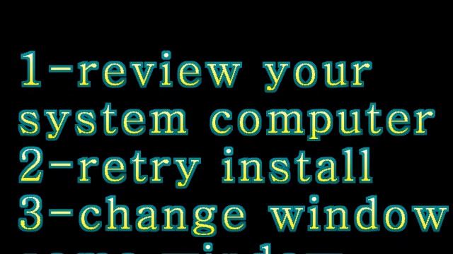 windows installation encountered an unexpected error-solutoin смотреть онлайн