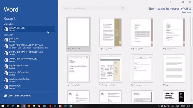 Microsoft Word 2016 Windows 10 - 1 смотреть онлайн