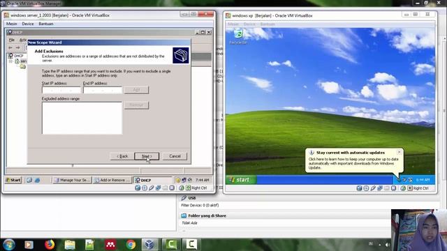 Pengaturan DHCP pada window server 2003 dan windows XP смотреть онлайн