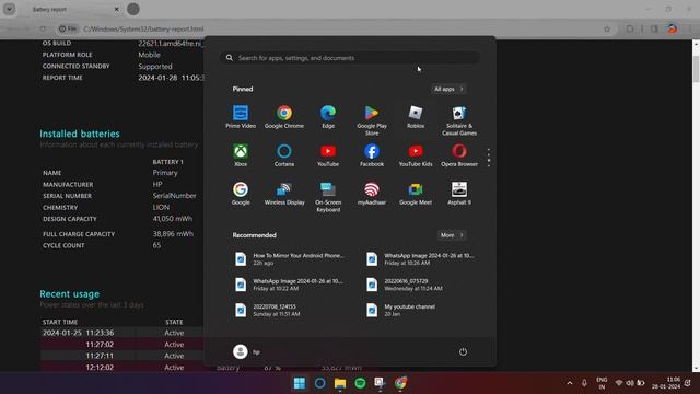 How To Check Battery Health In Windows 11 And Windows 10 Laptop Or Computer #computertech смотреть онлайн