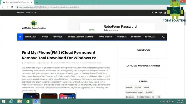 [Windows]Find My iPhone(FMI)ON/OFF iCloud Permanent Remove Tool Download Free. смотреть онлайн