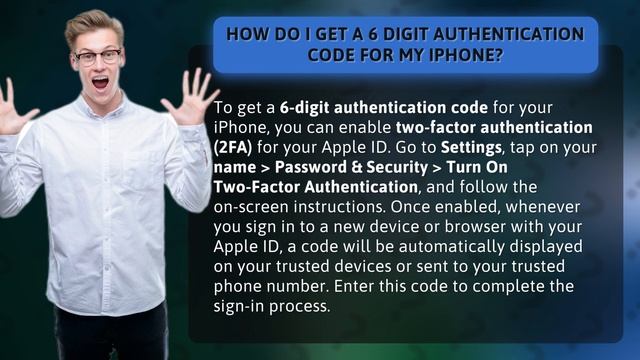 How do I get a 6 digit authentication code for my iPhone? смотреть онлайн