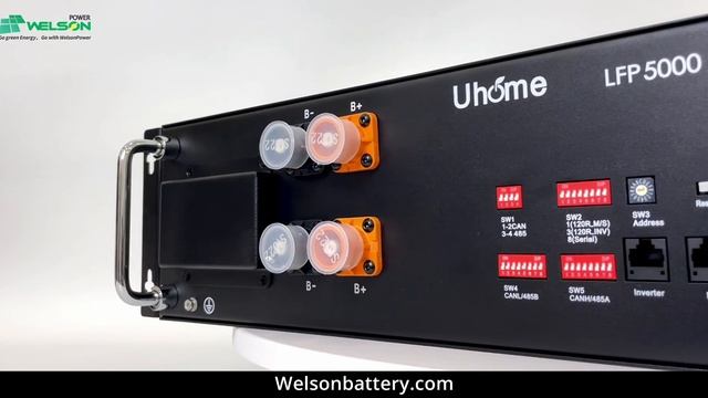 Rack Mounted Stackable Module Lithium Battery LFP-5000B ESS Solar Power System смотреть онлайн