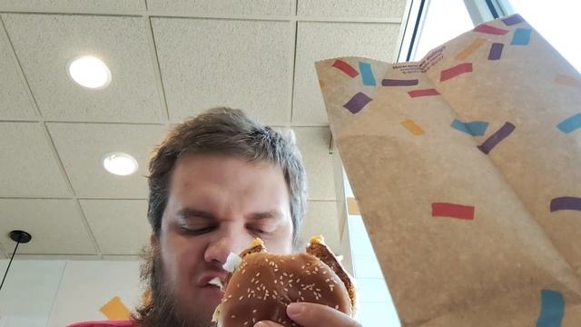 EATING GRIMACE BIG MAC MEAL!! смотреть онлайн