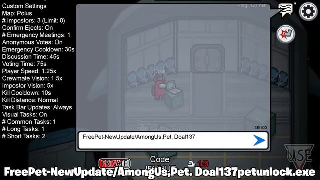 SECRET CODE TO UNLOCK ALL SKINS, PETS & HATS FOR FREE IN AMONG US! iOS/ANDROID/PC смотреть онлайн