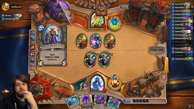 Deathrattle Tempo Priest | Ashes of Outland | Hearthstone смотреть онлайн