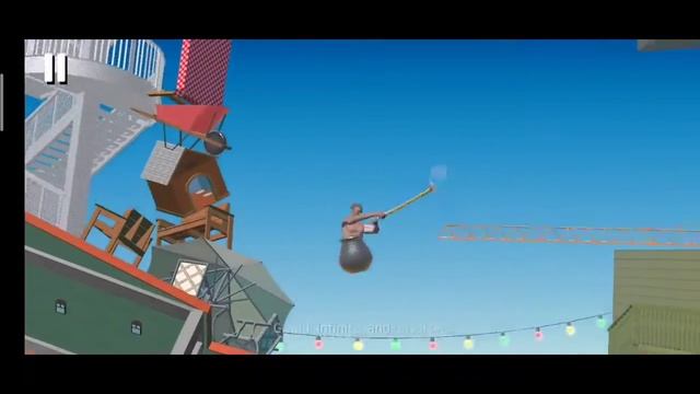 Getting over it mobile gameplay |handcam| смотреть онлайн