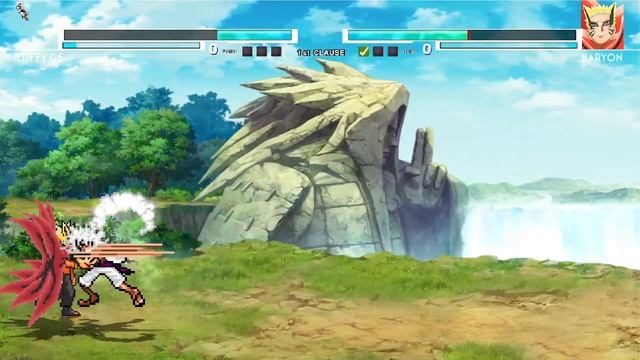 Luffy Gear 5(New) VS Naruto Baryon Mode in Jump Force Mugen смотреть онлайн